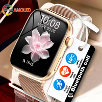 For Huawei IOS Fashion Women Smart Watch IP68 Waterproof Blood Oxygen Heart Rate Health 1.85inch HD AMOLED Screen Smartwatch2025