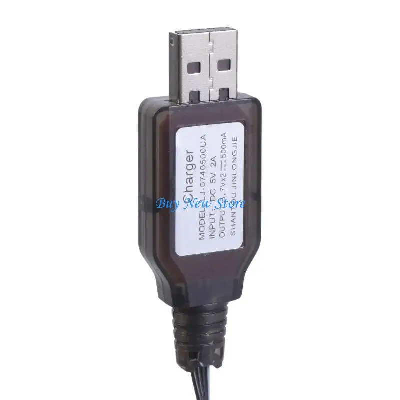 

20CE USB Charging Cord SM4P For 7.4V Batteries In RCToy DC5V/1A2A Input