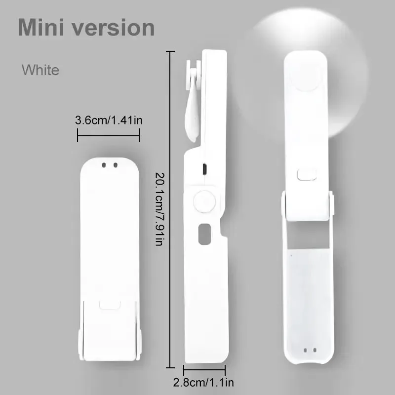 1pc Mini Portable Fold Fan Originality Charging Household Electrical Appliances Desktop Electric Hold Small Air Cooler image 6