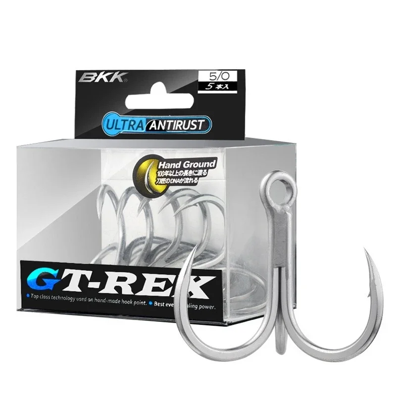 

High Quality BKK 6071-7X-HG GT-REX Deep Sea Fishing Hook Ultra-Anti Rust Super Strong Corrosion Protection Saltwater Fishing