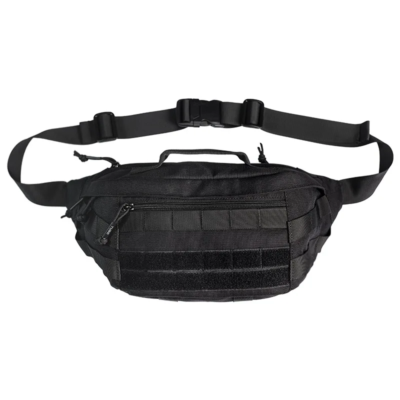 

Tactical Sling Bag for Men Outdoor EDC Waist Pack with MOLLE System Waterproof Nylon Cycling Crossbody Bag for Hiking Travel