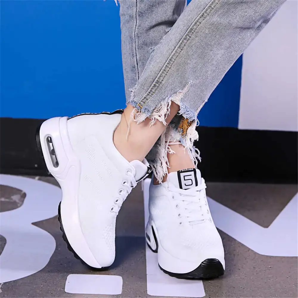Height Up Fabric Best Sneakers Loafers Women's Shoes 34 Size Luxury Boot Woman Sports Type Exercise High Quality view 3