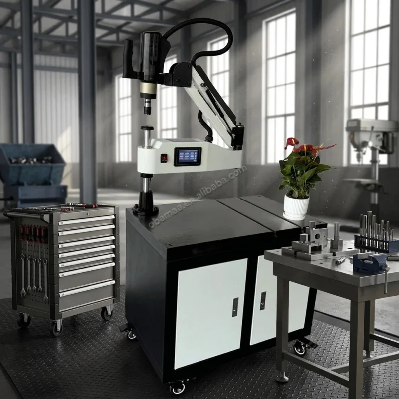 

CNC Machine M16 16Mm Max Drilling Dia Servo Motor PLC 110-220V High Productivity Rubber Tapping Factory Price