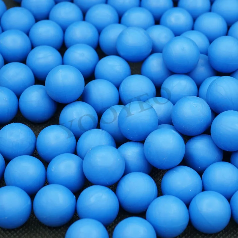 Paintballs .68 Caliber Rubber Soft Reusable 0.68 Riot Training Ball - Non-Lethal Outdoor Combat Shooting Paint Balling Guns Ammo