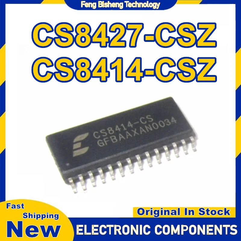 5PCS CS8427-CSZ CS8414-CSZ SOP28 IC Chip Neue Original auf lager