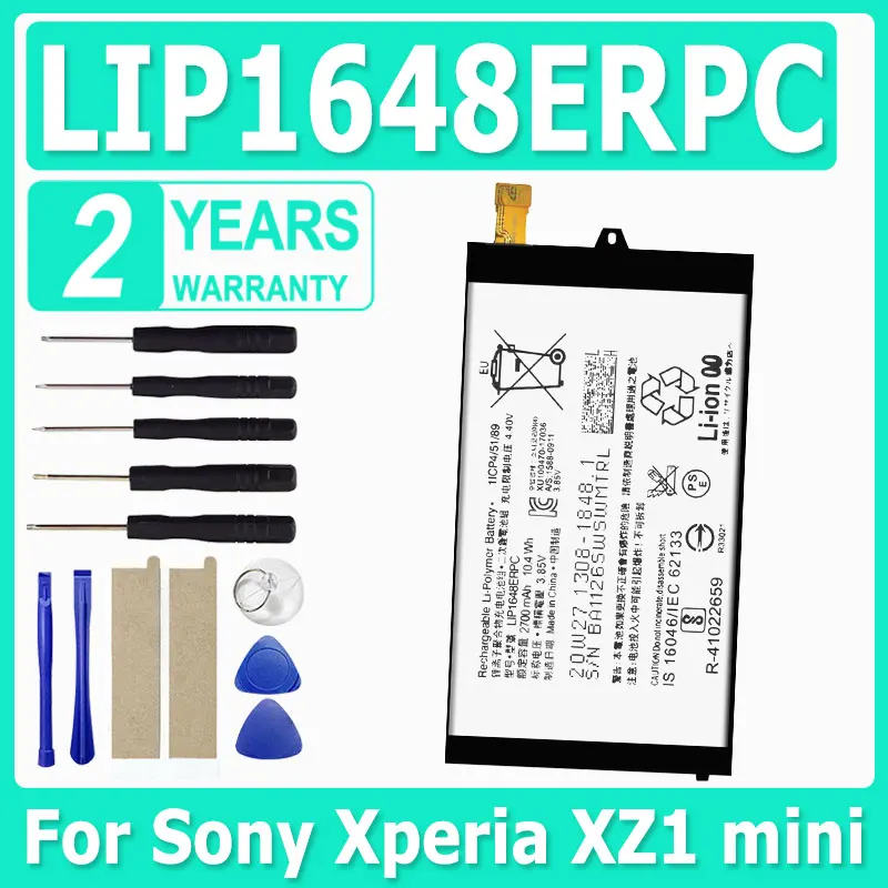 New 2700mAh LIP1648ERPC Replacement Battery For Sony Xperia XZ1 compact XZ1 mini 4.6
