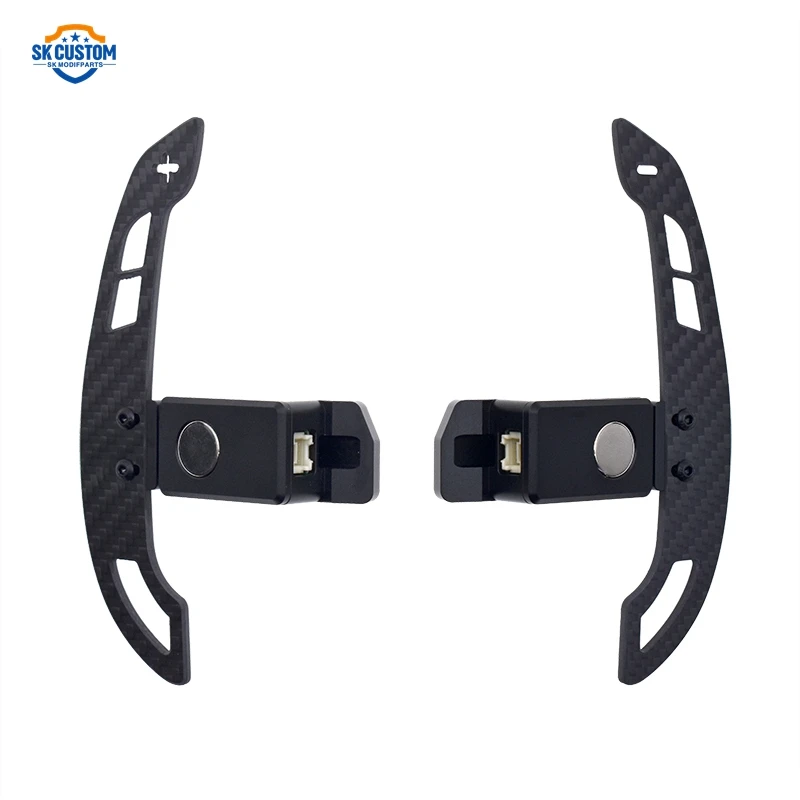 Carbon Fiber Car Magnet Paddle Shifters For Toyota Yaris GR Corolla Camry