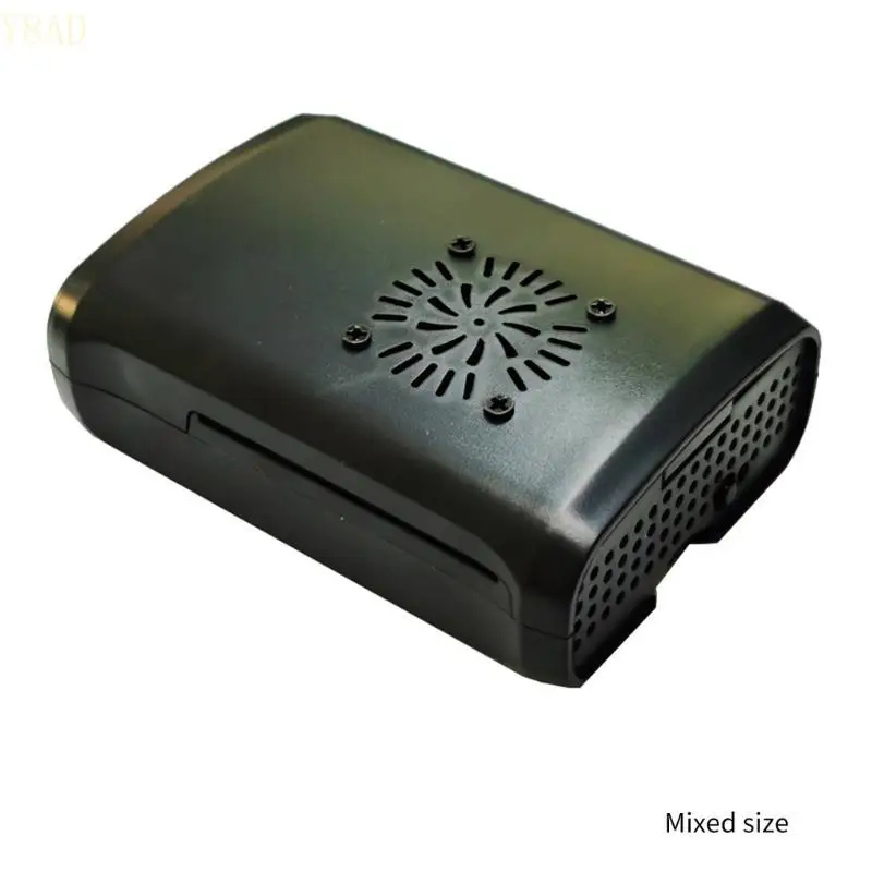 Y8AD ABS Case для RPI 5 с радиаторами охлаждающих вентиляторов для платы по разработке RPI5