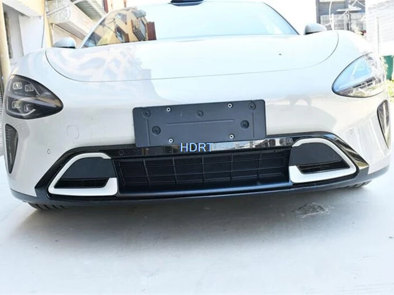 شبكة أمامية لشاشة حشرات خزان المياه ، جزء غطاء شبكة مضاد للحشرات ، تصميم سيارة ، واقي ، إكسسوارات ديكورية ، شاومى SU7 ، +