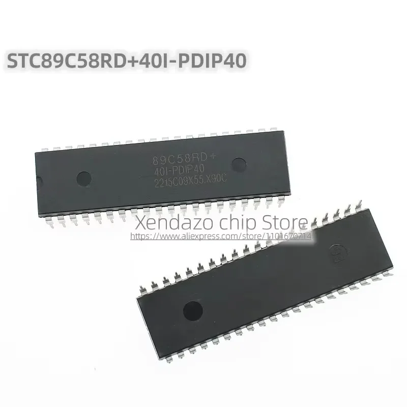 1pcs/lot STC89C58RD+40I-PDIP40 STC89C58RD DIP-40 package Original genuine Microcontroller chip