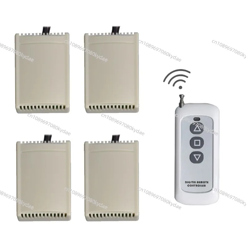4 Motors Remote controller Kit DC12V 24V Start and Stop Simultaneously