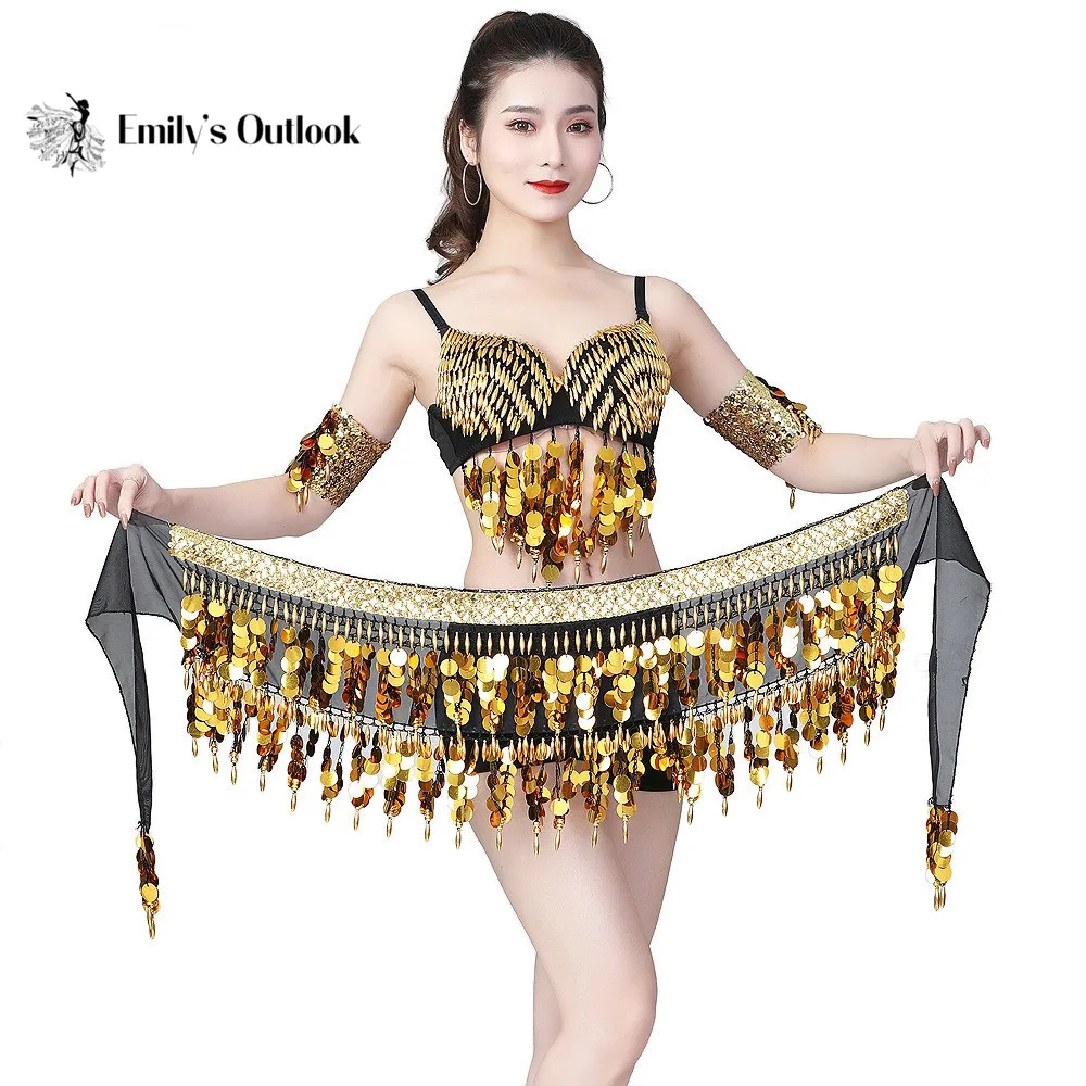 lenco-de-quadril-de-lantejoulas-chiffon-danca-do-ventre-saia-curta-cinto-cintura-corrente-envoltorio-rave-brilho-dourado-traje-brilhante-para-mulheres-carnaval-palco