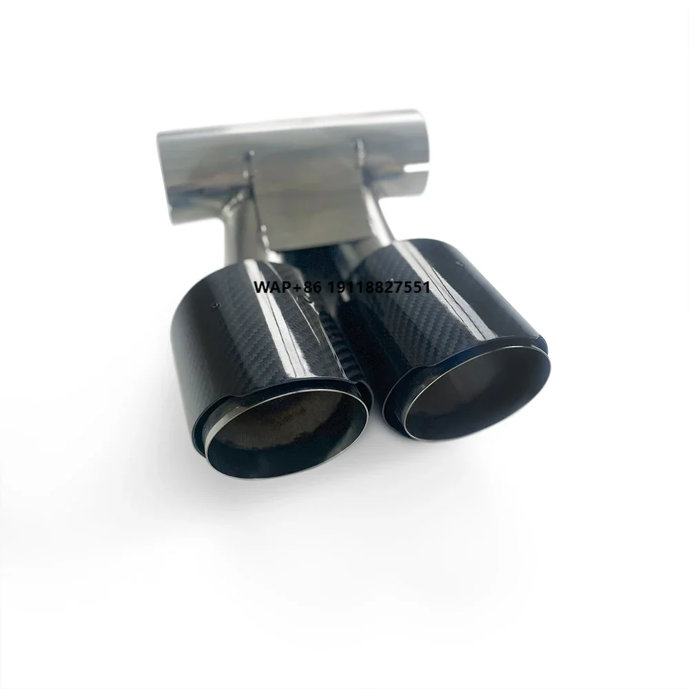 

Carbon Fiber Dual Rear Exhaust Tail Throat for 718 Boxster 2.0T Stainless Steel Accessories