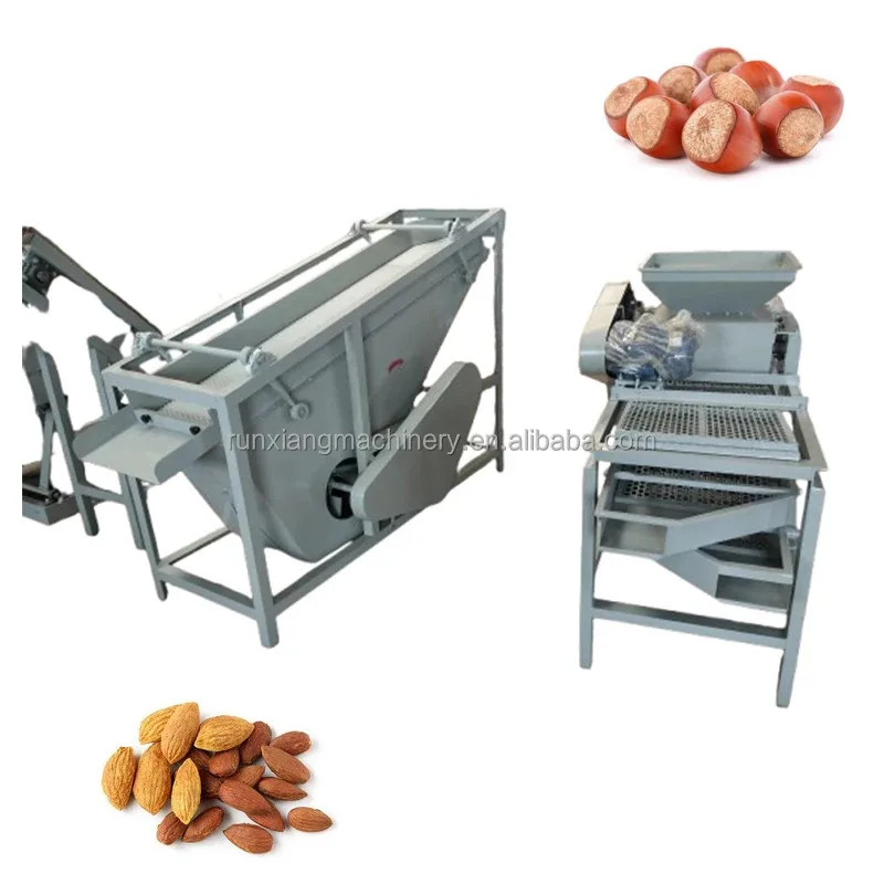 For Sea Shipping CustomizedAutomatic Hazelnut Shelling Machine Pistachio Almond Nut Shelling and Sorting Production Line