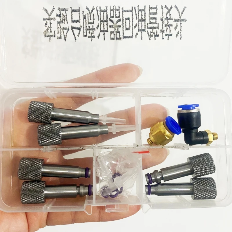 8pcs CRIN CRDI Injector Oil Return Adaptors Backflow Connector for BOSCH DENSO CUMMINS CAT Repair Tool