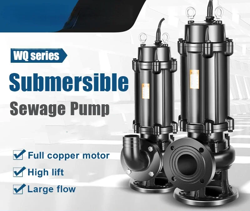 submersible sewage pump centrifugal 220v 380v sump pump products cast iron submersible sewage pump