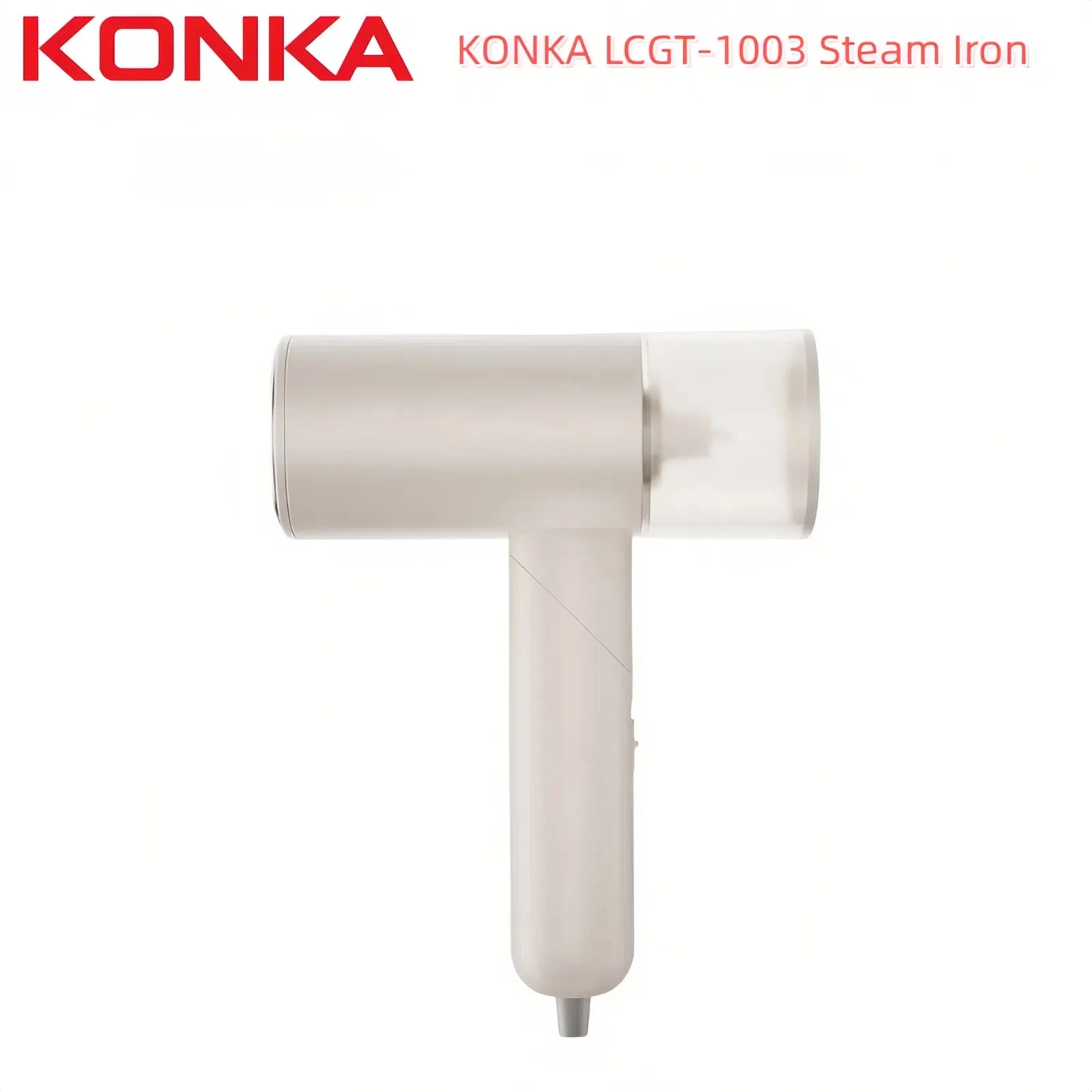 

KONKA LCGT-1003 Паровой утюг 1000 Вт, съемный резервуар для воды, быстрый нагрев, двойная защита безопасности, регулируемая ручка для домашних путешествий