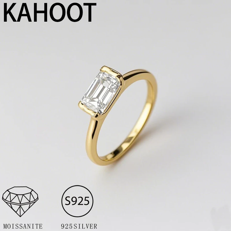 925 silver 1 carat moissanite fashion retro wedding ring, couple style daily and wedding wear, proposal wear and gift