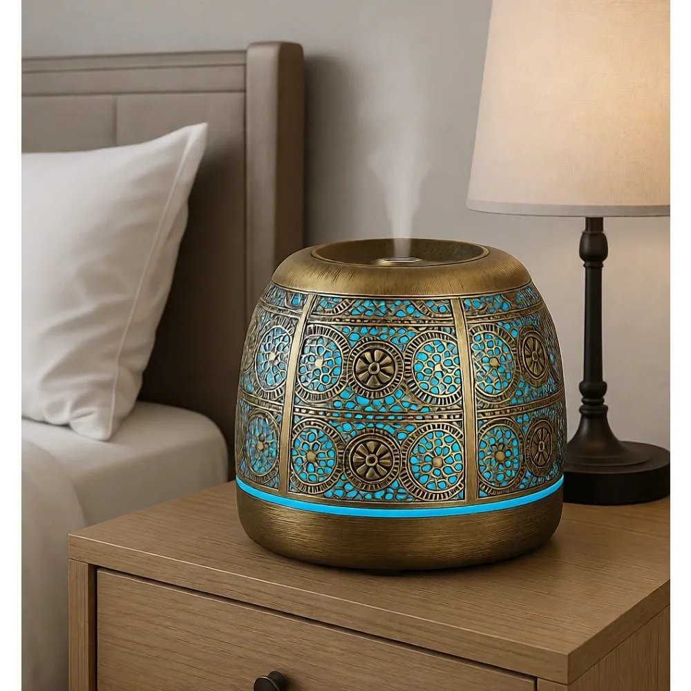 

Ультразвуковой аромадиффузор 500 мл с таймером, функцией распыления и цветной подсветкой