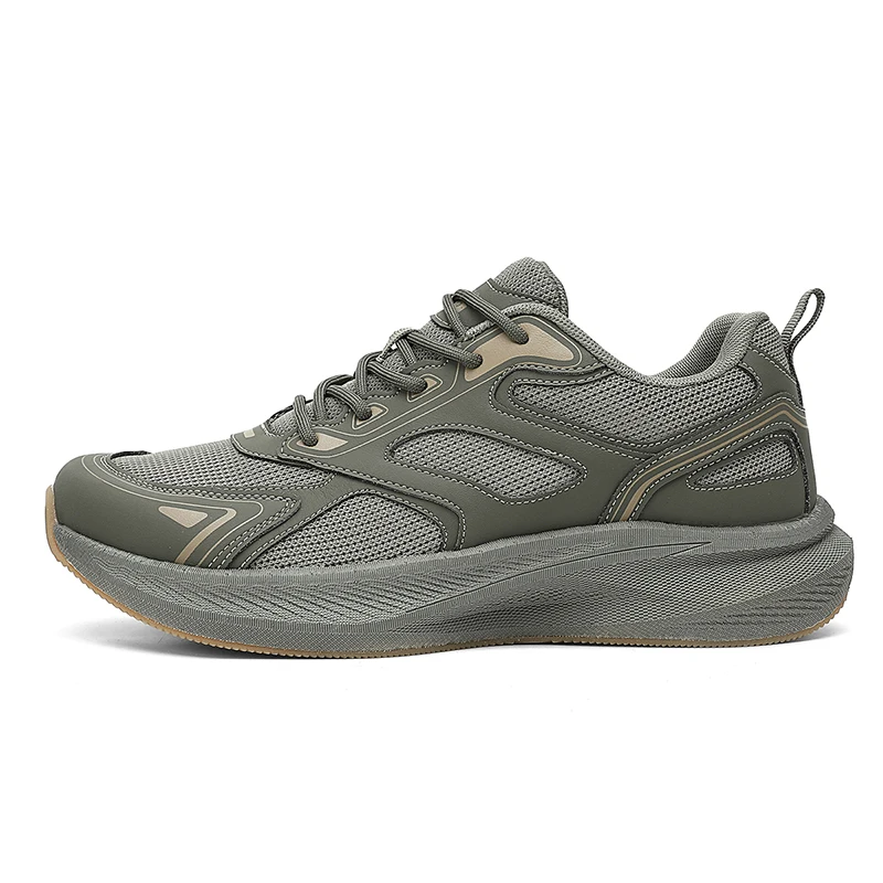 Mens Sports Shoes Mesh Breathable Wide Version Comfortable Daily Jogging Fitness Shoes Outdoor Fashion Lightweight Casual Shoes