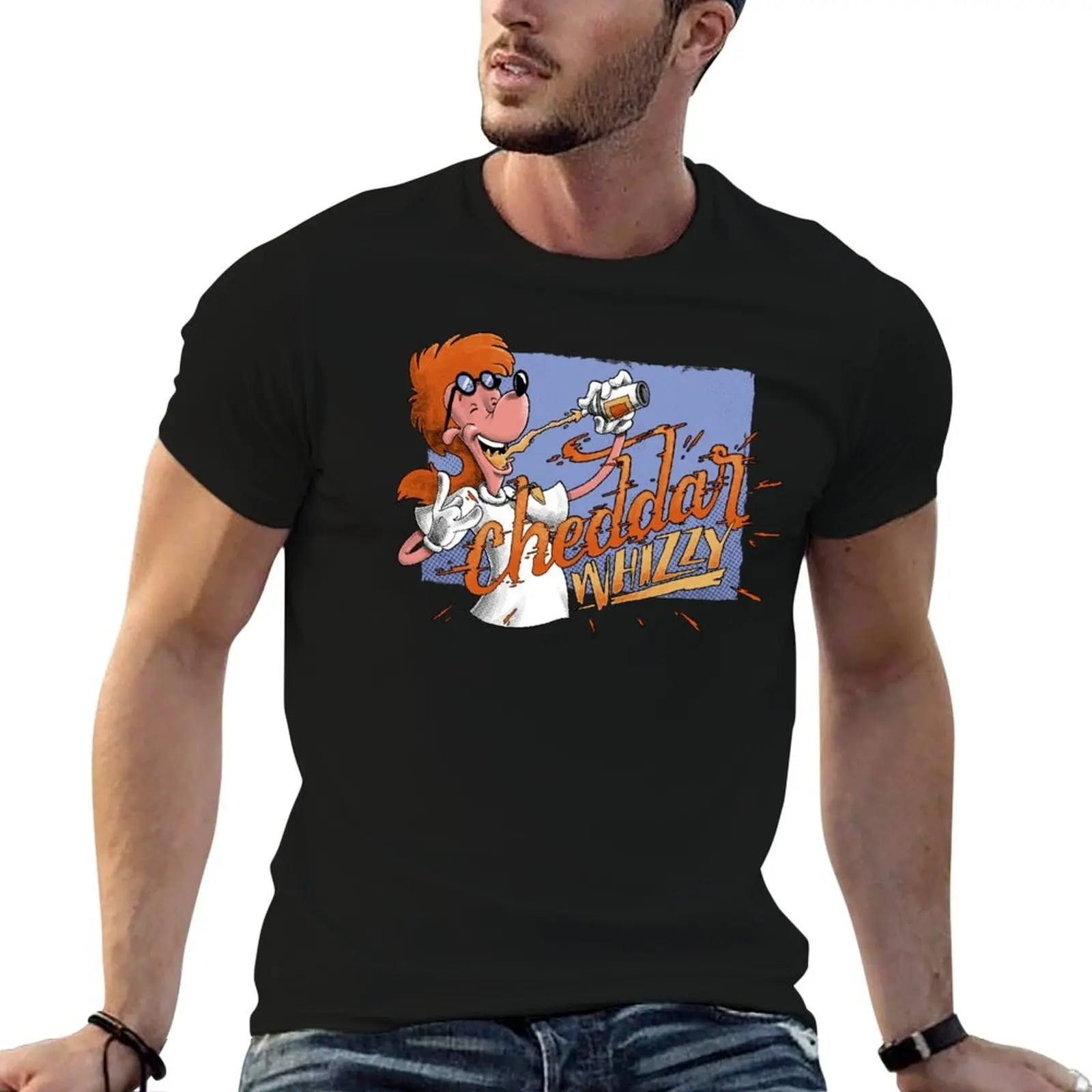 Cheddar Whizzy T-Shirt Blouse topping mens t shirts casual stylish