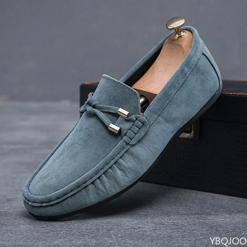 

New soft soled lazy Shoes Men's driving casual Flats Light comfortable Bean bean shoe Fashion non slip Male shoes Zapatos Mujer