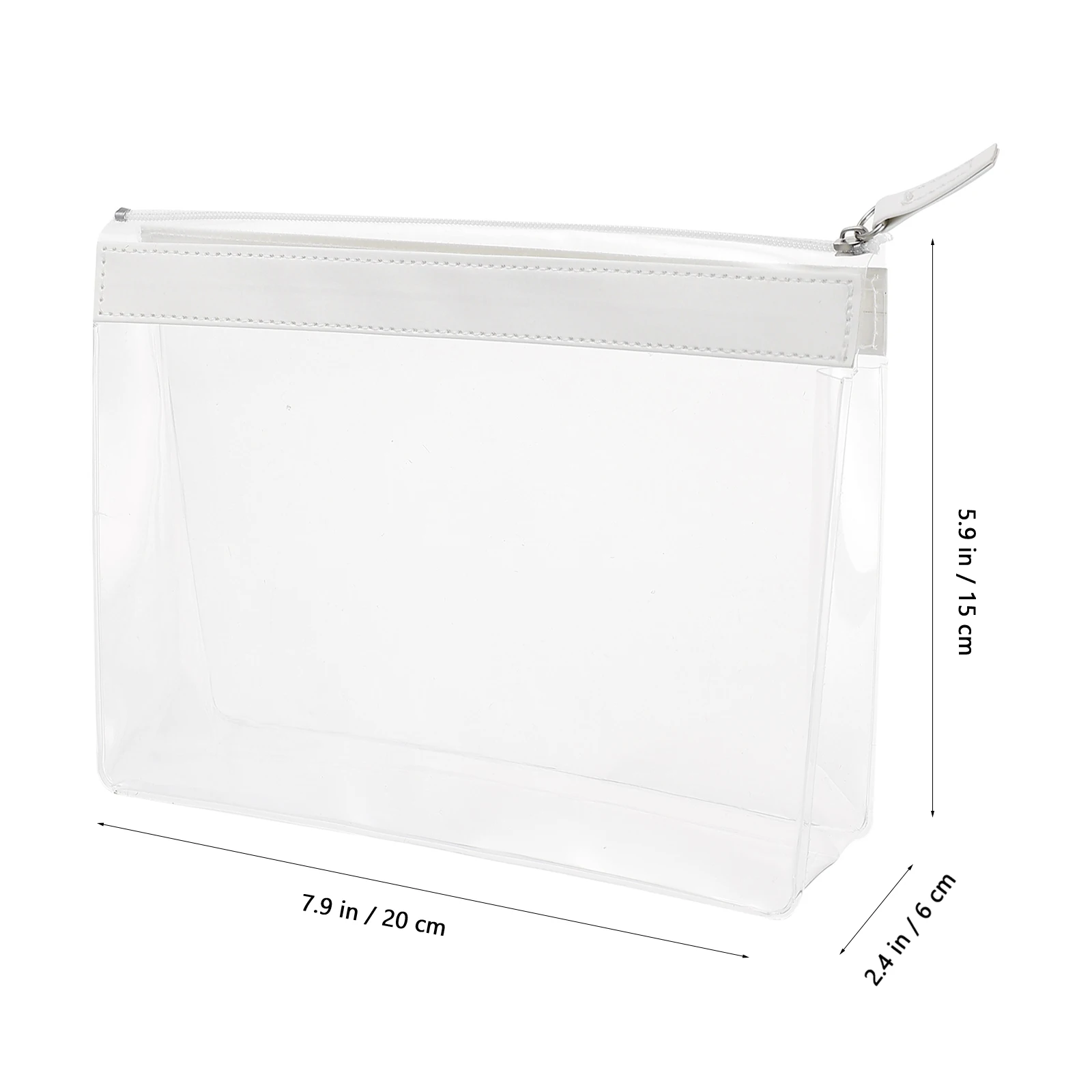 Transparente Plastiktüte, wasserdichte Reißverschlusstaschen, Reise- und Alltagstasche, Ganizer-Aufbewahrung, kreatives Design, Geschenkidee