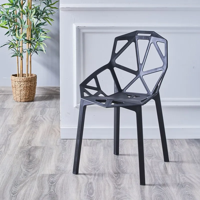 

Nordic Style Designer Dining Chair Modern Originality Plastic Kitchen Dining Chair Dresser Restaurant Home Furniture Sillas FYDC