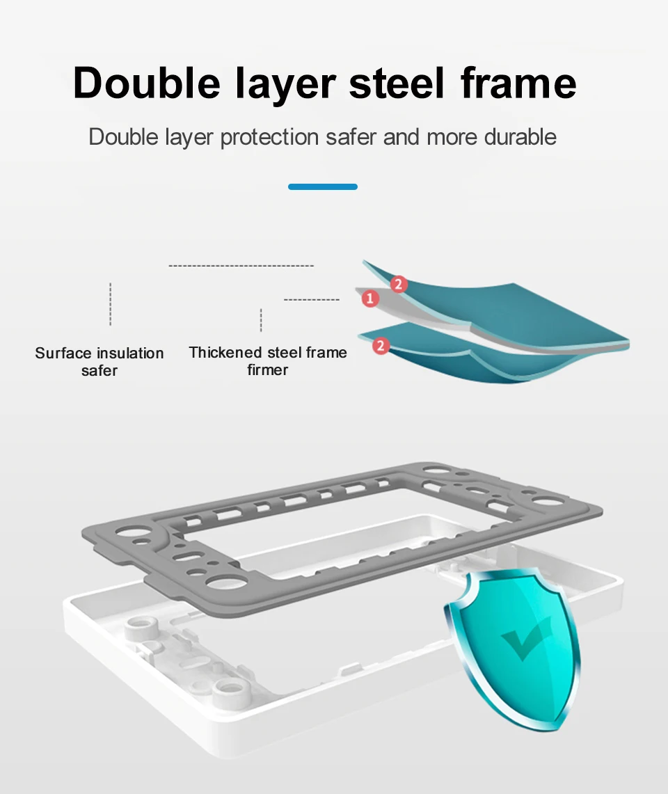 VISWEEU Italia Chile enchufe Universal con Usb tipo c 5V 2.1A o 20W carga rápida, panel de PC de 118*72mm interruptor de luz de pared