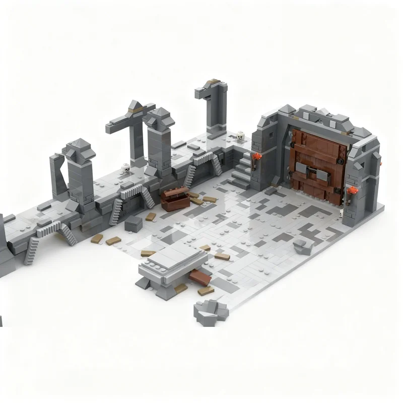 2500pcs MOC Balin S Tomb Hobbit Lord Rings The Model Building Blocks DIY Gift Creative Collectible Display Decor Premium Adult view 3