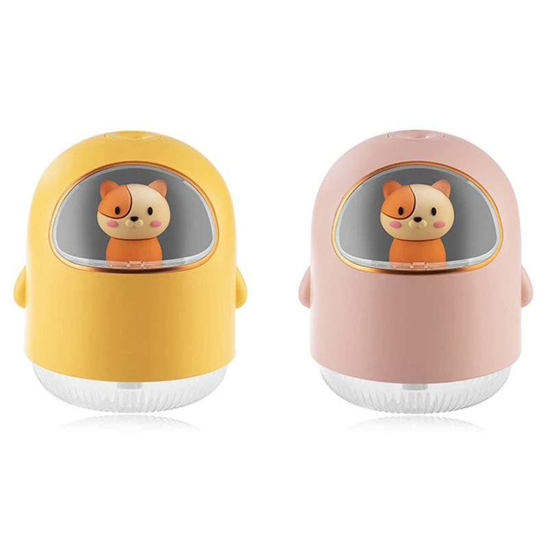 

USB Space Cat Humidifier USB Mini Cartoon Atmosphere Lamp Mute Spray Air Conditioning Room Water Humidifier