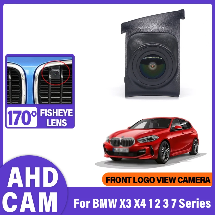 Car Front View Camera For BMW X3 X4 1 2 3 7 Series HD Waterproof High quality Frontview Camera 170 Degree Horizontal Angle