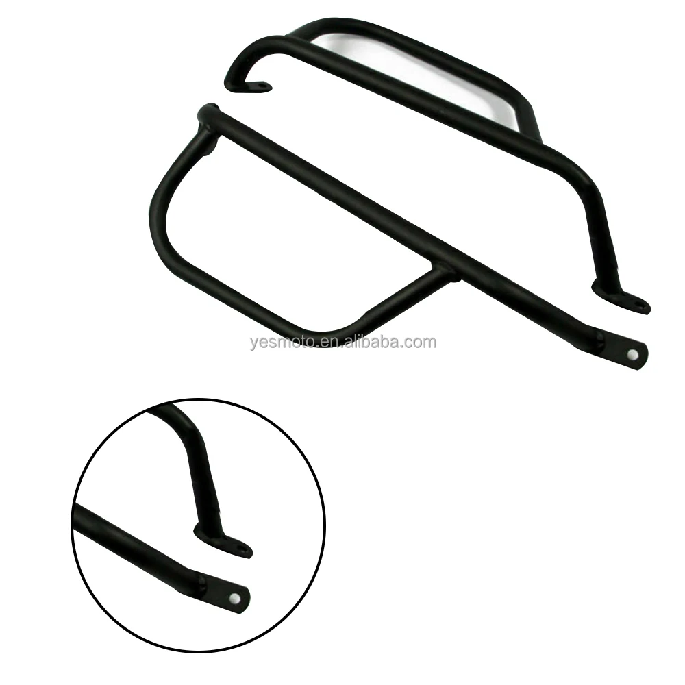 

Задняя панель бокового аварийного дуга STLF для Kawasaki KLR650 1987 1988 1989 1990 1991 1992 1993 1994 1995 1996-2018, черный KL