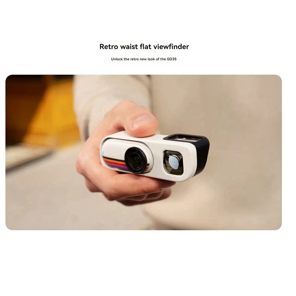 For GO 3S Retro Waist-Level Viewfinder Accessory Enhance Your Photography Experience Red