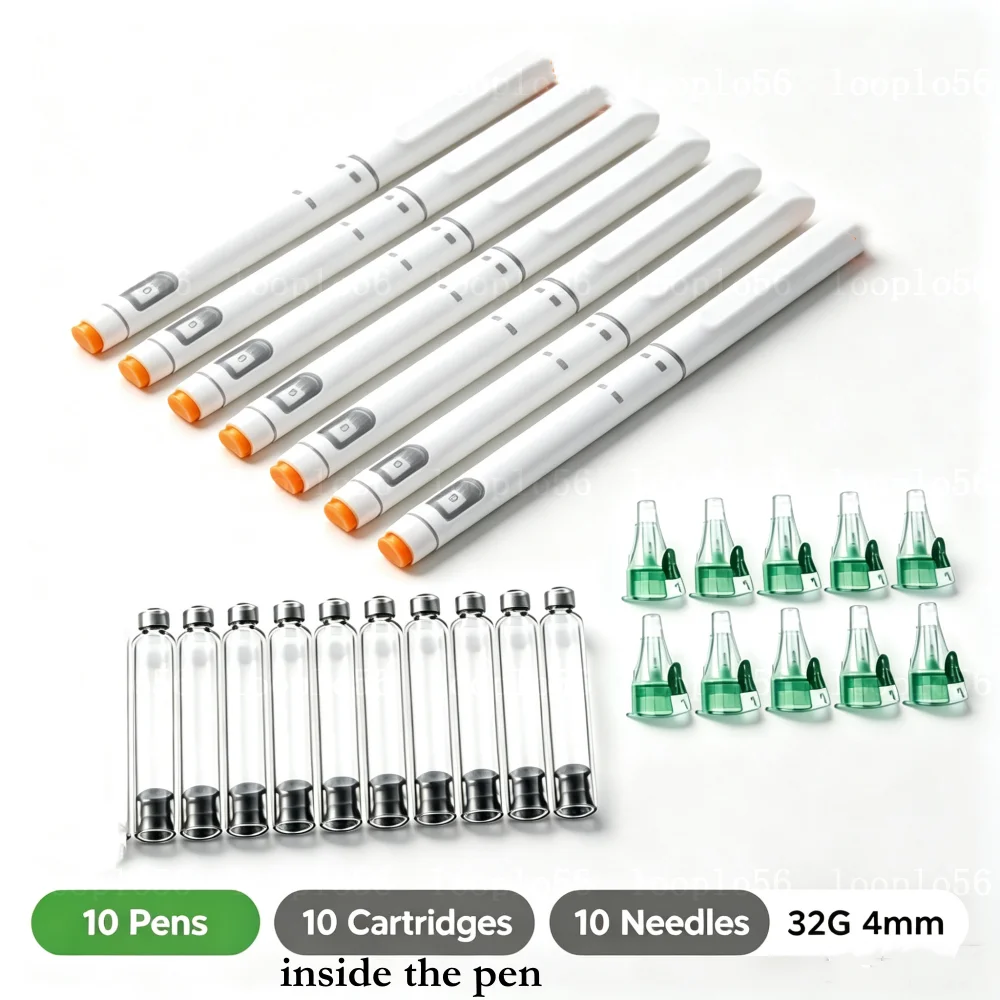 stylo-d'injection-sterile-jetable-pour-insuline-dose-reglable-d'hormone-de-croissance-60u-avec-cartouches-de-3-ml-pointe-de-stylo-32g-4-mm
