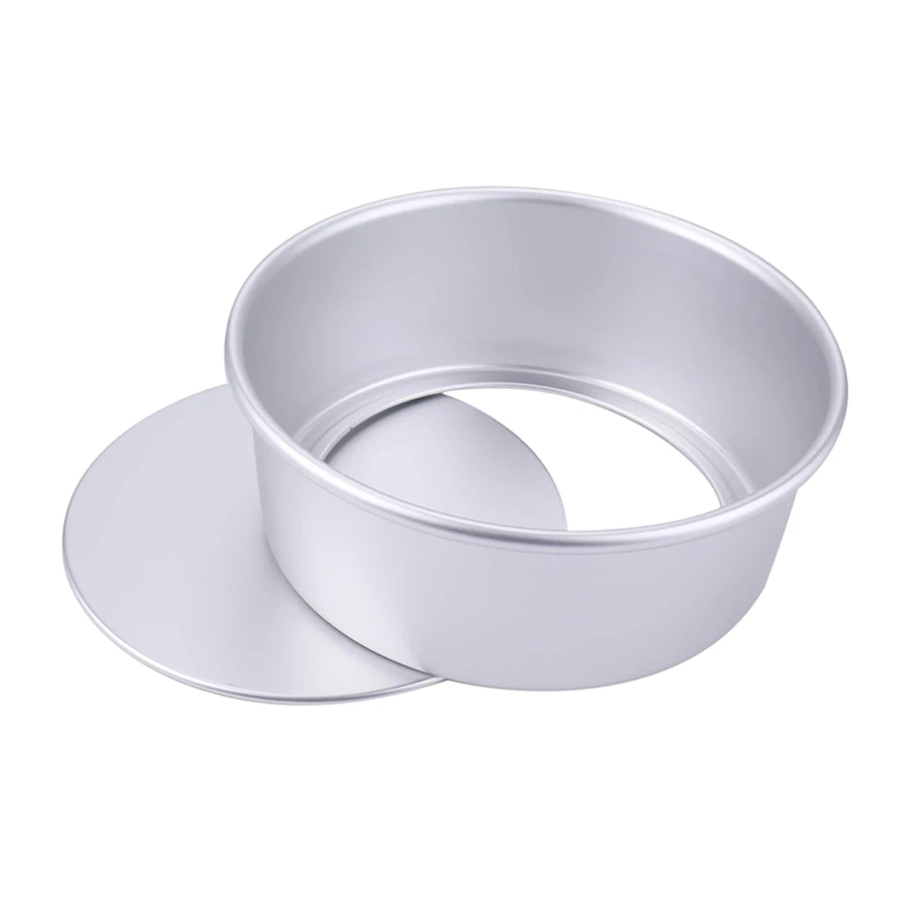 Anodized Aluminum Set 4/6/8/10 Inch Fixed/Removable Bottom Mold Round Chiffon/Angel Baking Cheesecake Tin 0059