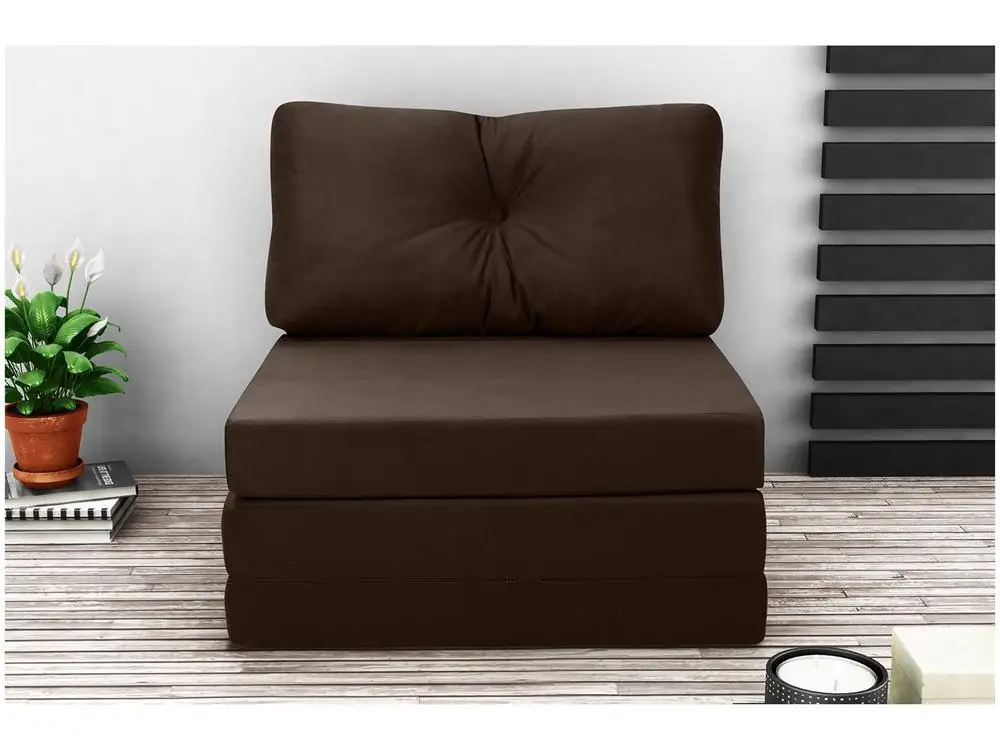 قابل للطي مربع واحد متعددة الأغراض نفخة ، البني ، قابلة للطي #1