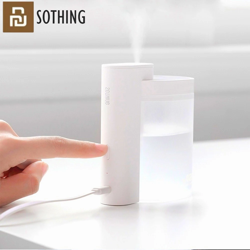 

Xiomi Youpin SOTHING Household Mute Air Humidifier 260ML Ultrasonic Air Humidifier Purifying Humidifier USB Charging Marble