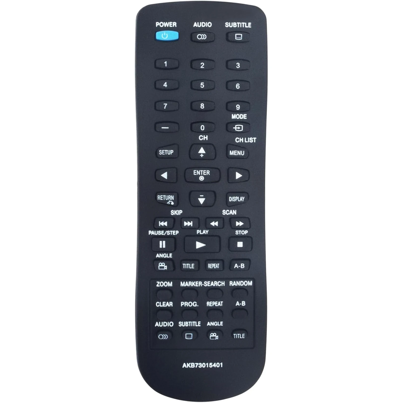 Новый сменный инфракрасный пульт дистанционного управления AKB73015401 для портативного DVD-плеера LG DP570MH DP351 DP280-N DP781 DP771 Новый сменный инфракрасный пульт дистанционного управления AKB73015401 для портативного DVD-плеера LG DP570MH DP351 DP280-N DP781 DP771