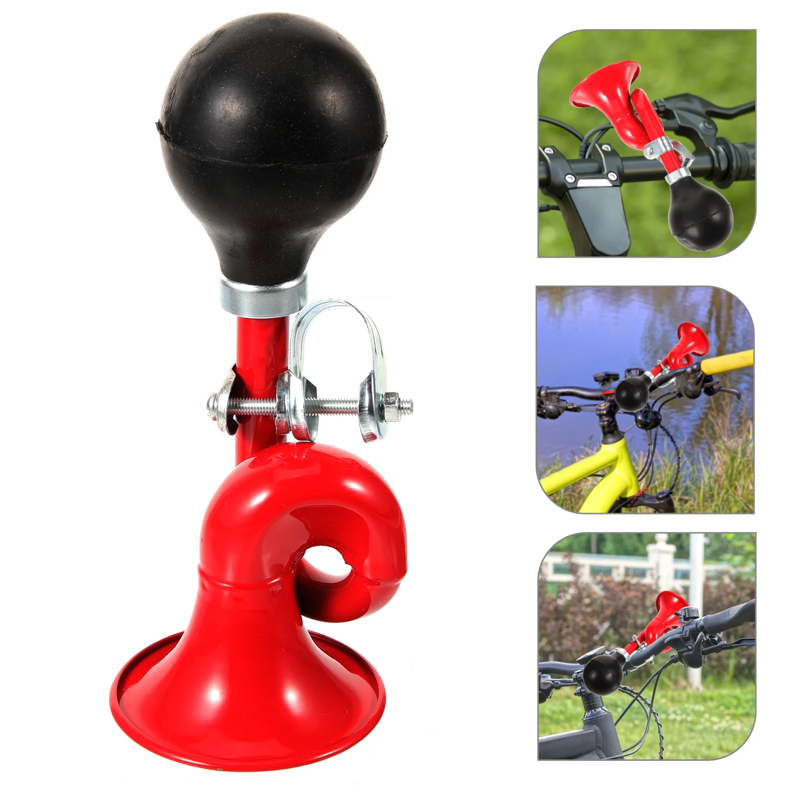 

Manual Air Horn Practical Cycling Outdoor Riding Adult Bike Safe Skin Ringer Bell Child Bicycle