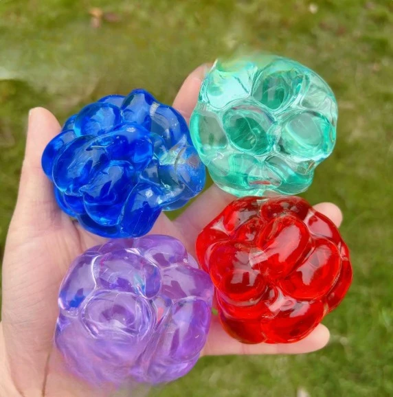 

Мягкие сенсорные шарики-антистресс с ледяными гранулами для снятия тревоги и расслабления, игрушки-фиджеты для детей и взрослых, подарок