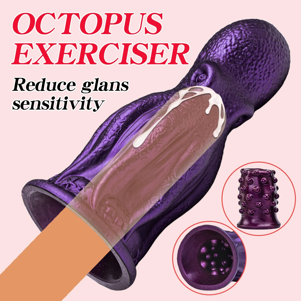 Nuevo Ejercitador de pene, pulpo, masturbador masculino, copa de avión de próstata, olla interior de succión, herramienta de nombre Manual, dispositivo de ejercicio, juguete sexual