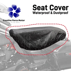 Motorcycles Seat Cushion Rain Cover Motor Bike Waterproof Protector For Harley Kawasaki BMW Honda Sportster Softail Fat bob Dyna