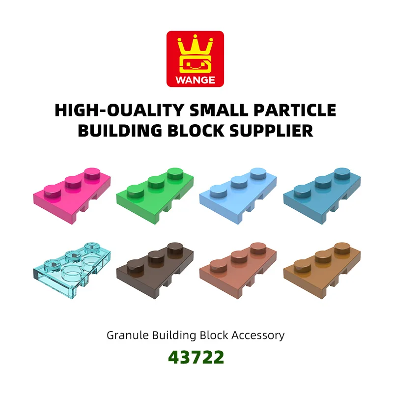 

Wange 43722 100/156 шт. 2x3 правая клиновая пластина строительный блок Moc аксессуары, совместимые с кирпичами DIY детская игрушка в подарок DIY