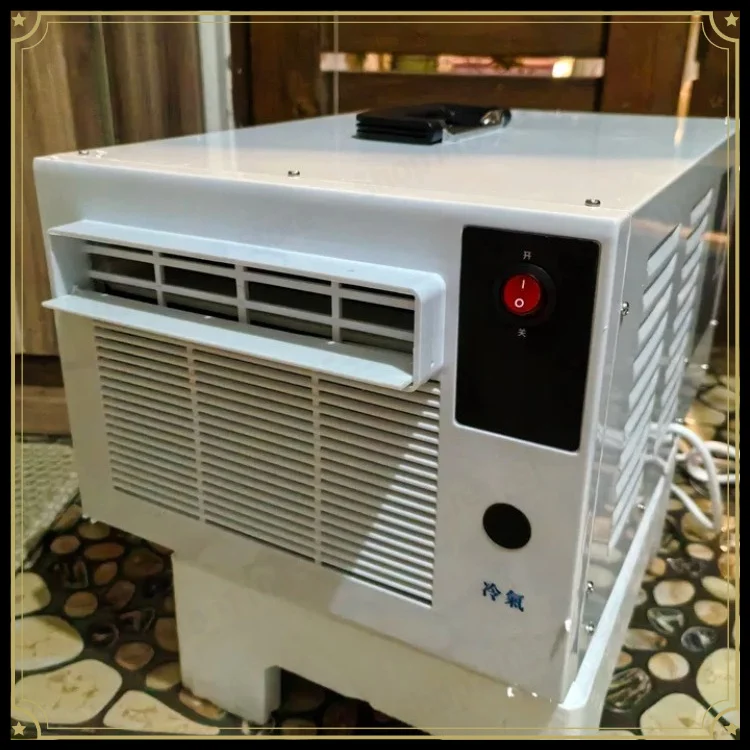 Portable Air Conditioner with Compressor, Freestanding Cooling Fan for Bed Tent, Small Pet Air Cooler Energy Saving
