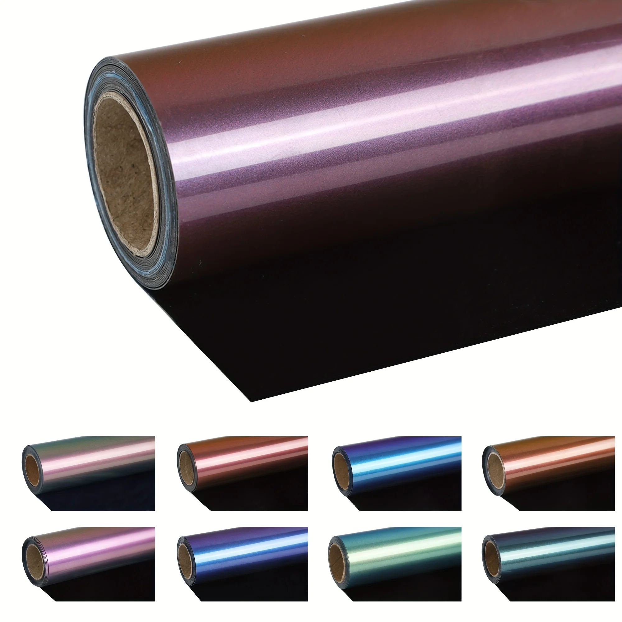 

12" x 10ft Chameleon PU HTV Vinyl, guangyintong Heat Transfer Vinyl for T Shirt, Iron On Vinyl For All Cutter Machine
