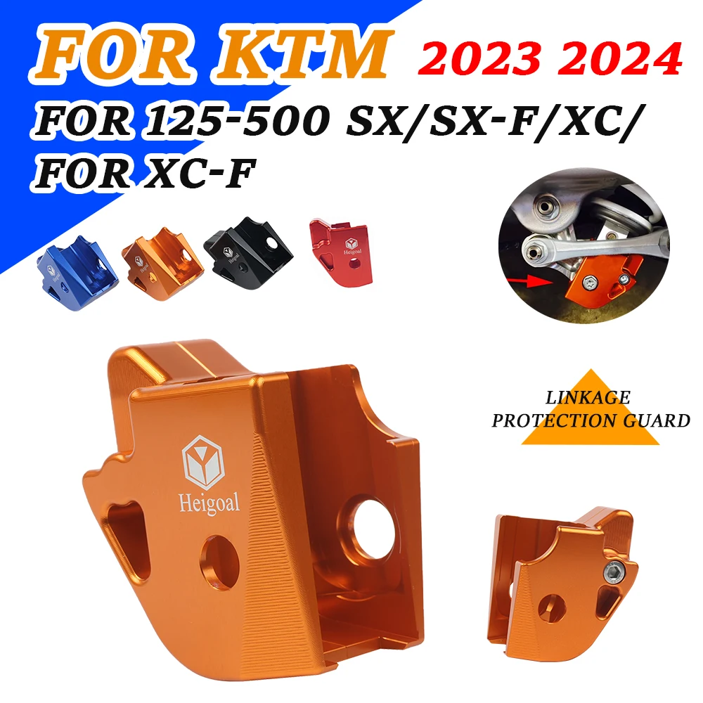 Acessórios da motocicleta suspensão traseira amortecedor ligação guarda capa para ktm SX-F sxf XC-F 125 150 200 250 300 350 400 450