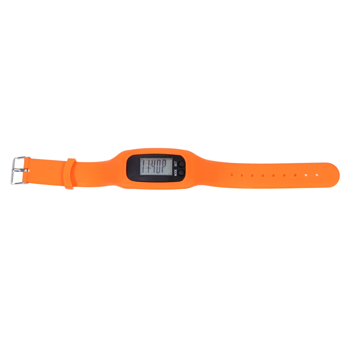 

1pc Smart Pedometer Watch Silicone Sports Band Running Walking Steps Counter Detachable Eco-Friendly For Hiking Camping Durable