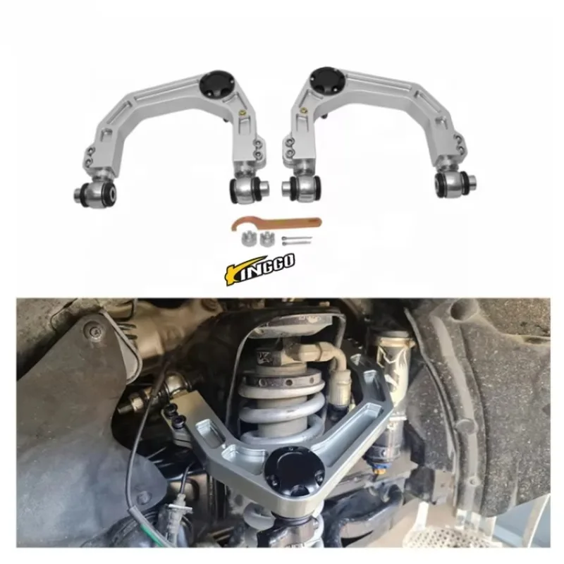 

Toyota Hilux, Land Cruiser, Prado 120, 150, 4-колесный, Fortuner, FJ Cruiser, Tacoma, алюминиевый кованый регулируемый верхний рычаг управления