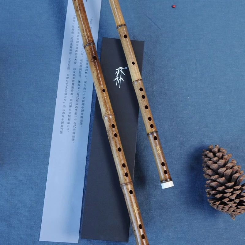 Professional performance grade purple bamboo flute advanced high-end musical instrument